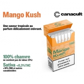 Paquet de 20 cigarettes Canacult Mango Kush