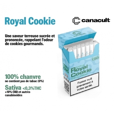 Paquet de 20 cigarettes Canacult royal cookie