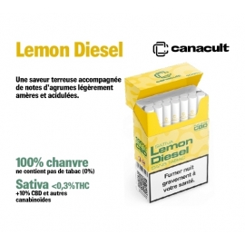 Paquet de 20 cigarettes Canacult Lemon Diesel