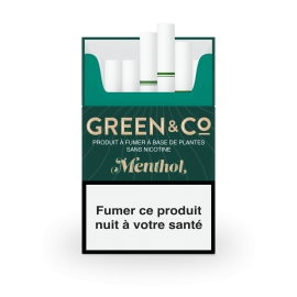 Cigarette Pré-Roll Green & CO Menthol