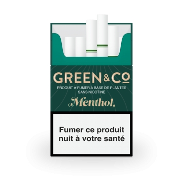 Cigarette Pré-Roll Green & CO Menthol
